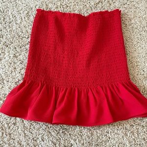 Showpo Skirt or Top Red
